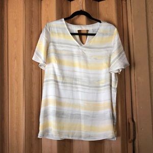 Susan graver silk type blouse